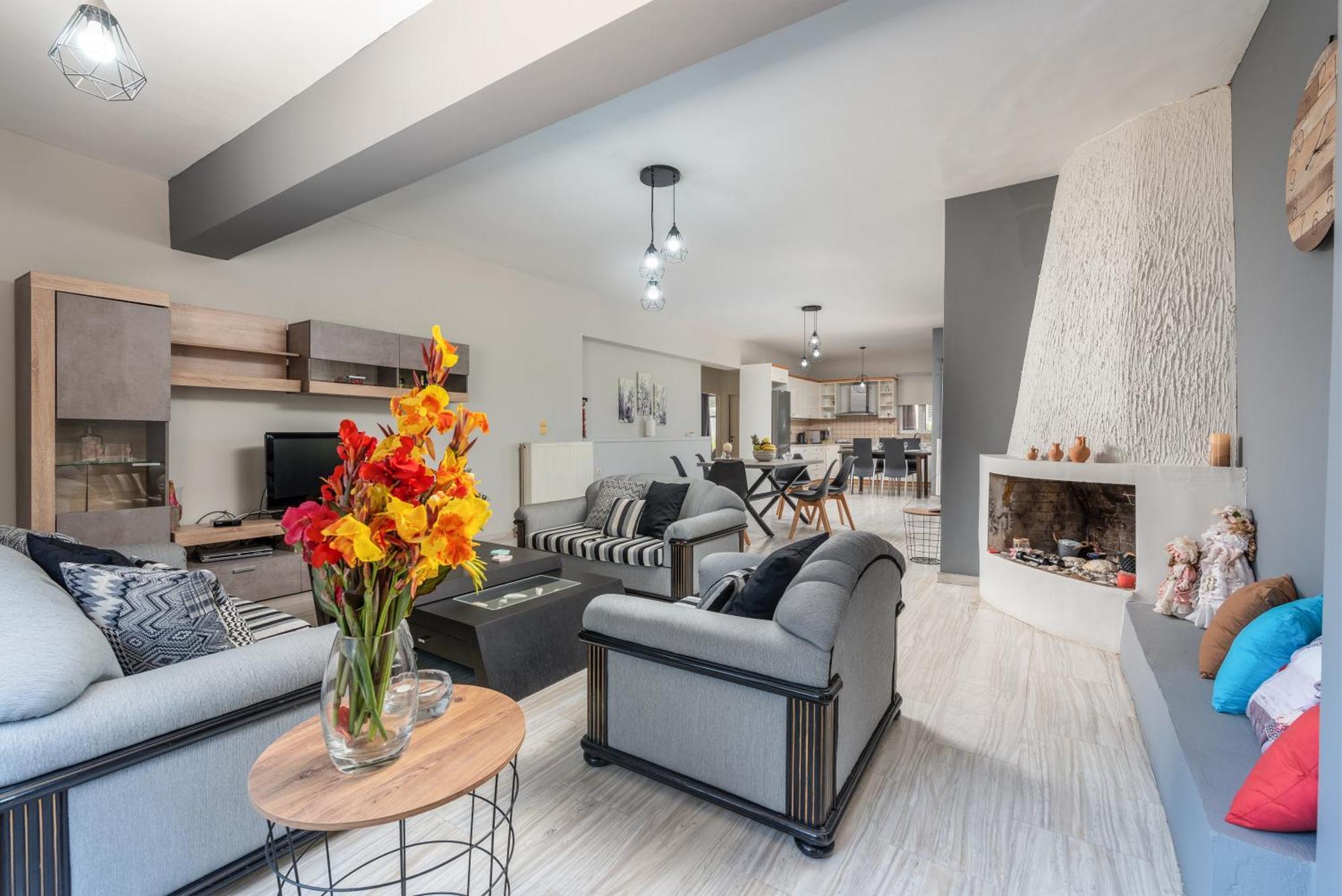 Pigianos Kampos  Detached House - Villa Mariva מראה חיצוני תמונה